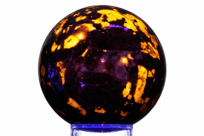 Fluorescent Polished Sodalite-Syenite Sphere - China #319414